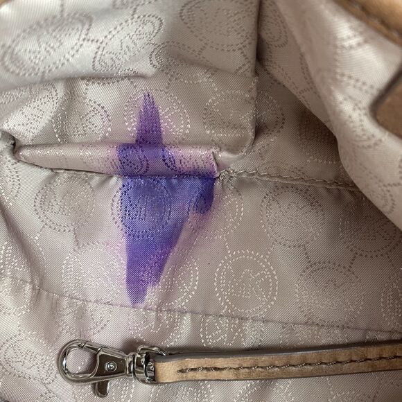 Michael Kors tan leather hobo shoulder bag - Picture 8 of 14